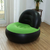 Maxbell Inflatable Sofa for Adults Soft Versatile Air Couch for Home Outdoor Camping Black and Green