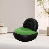 Maxbell Inflatable Sofa for Adults Soft Versatile Air Couch for Home Outdoor Camping Black and Green