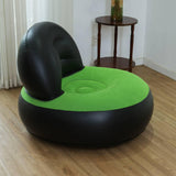 Maxbell Inflatable Sofa for Adults Soft Versatile Air Couch for Home Outdoor Camping Black and Green