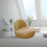 Maxbell Inflatable Sofa for Adults Soft Versatile Air Couch for Home Outdoor Camping Beige