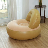 Maxbell Inflatable Sofa for Adults Soft Versatile Air Couch for Home Outdoor Camping Beige