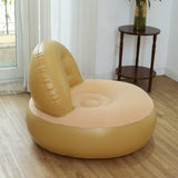 Maxbell Inflatable Sofa for Adults Soft Versatile Air Couch for Home Outdoor Camping Beige