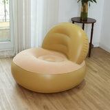 Maxbell Inflatable Sofa for Adults Soft Versatile Air Couch for Home Outdoor Camping Beige