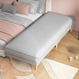 Maxbell Sofa Footstool Ottoman Leisure Sofa Stool Bench for Living Room Balcony Home