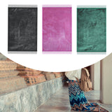 Maxbell Muslim Prayer Rug Unique Lightweight Non Slip Carpet for Holiday Travel Home Black