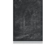 Maxbell Muslim Prayer Rug Unique Lightweight Non Slip Carpet for Holiday Travel Home Black