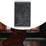 Maxbell Muslim Prayer Rug Unique Lightweight Non Slip Carpet for Holiday Travel Home Black