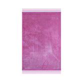 Maxbell Muslim Prayer Rug Unique Lightweight Non Slip Carpet for Holiday Travel Home Pink