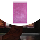 Maxbell Muslim Prayer Rug Unique Lightweight Non Slip Carpet for Holiday Travel Home Pink