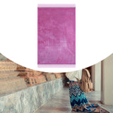 Maxbell Muslim Prayer Rug Unique Lightweight Non Slip Carpet for Holiday Travel Home Pink