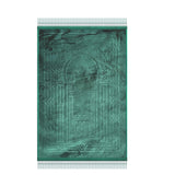 Maxbell Muslim Prayer Rug Unique Lightweight Non Slip Carpet for Holiday Travel Home Green