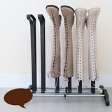 Maxbell Shoe Organizer Iron Boot Storage Rack for Bedroom Hallway Tall Boots Storage 54cmx30cmx57cm