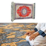 Maxbell Muslim Prayer Rug Eid Mat Ramadan Gift Praying Carpet for Prayer Room Temple Red