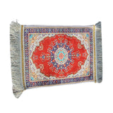 Maxbell Muslim Prayer Rug Eid Mat Ramadan Gift Praying Carpet for Prayer Room Temple Red