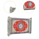 Maxbell Muslim Prayer Rug Eid Mat Ramadan Gift Praying Carpet for Prayer Room Temple Red