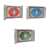 Maxbell Muslim Prayer Rug Eid Mat Ramadan Gift Praying Carpet for Prayer Room Temple Red
