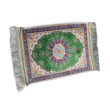 Maxbell Muslim Prayer Rug Eid Mat Ramadan Gift Praying Carpet for Prayer Room Temple Green