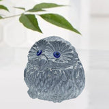 Maxbell Owl Statue Art Gift Feng Shui Sculpture for Office Table Centerpiece Cabinet Gray