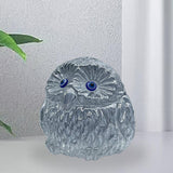 Maxbell Owl Statue Art Gift Feng Shui Sculpture for Office Table Centerpiece Cabinet Gray