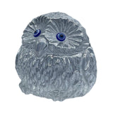 Maxbell Owl Statue Art Gift Feng Shui Sculpture for Office Table Centerpiece Cabinet Gray