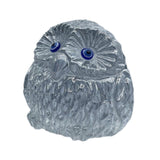 Maxbell Owl Statue Art Gift Feng Shui Sculpture for Office Table Centerpiece Cabinet Gray