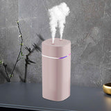 Maxbell Desktop Humidifier Quiet USB with Ambient Night Light Essential Oil Diffuser Pink