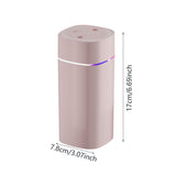 Maxbell Desktop Humidifier Quiet USB with Ambient Night Light Essential Oil Diffuser Pink