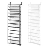 Maxbell over The Door Shoe Organizer Stylish Shoe Storage for Bedroom Pantry Nursery Black