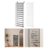 Maxbell over The Door Shoe Organizer Stylish Shoe Storage for Bedroom Pantry Nursery Black