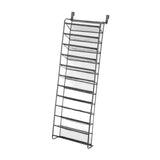 Maxbell over The Door Shoe Organizer Stylish Shoe Storage for Bedroom Pantry Nursery Black
