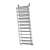Maxbell over The Door Shoe Organizer Stylish Shoe Storage for Bedroom Pantry Nursery Black
