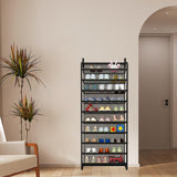 Maxbell over The Door Shoe Organizer Stylish Shoe Storage for Bedroom Pantry Nursery Black