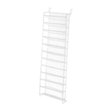 Maxbell over The Door Shoe Organizer Stylish Shoe Storage for Bedroom Pantry Nursery White