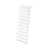 Maxbell over The Door Shoe Organizer Stylish Shoe Storage for Bedroom Pantry Nursery White
