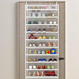 Maxbell over The Door Shoe Organizer Stylish Shoe Storage for Bedroom Pantry Nursery White