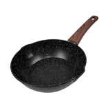 Maxbell Frying Pan Wok Pan Skillet Steak Pan for Home Electric Gas Cooker Restaurant 16.5cmx33cmx5cm