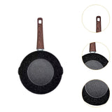 Maxbell Frying Pan Wok Pan Skillet Steak Pan for Home Electric Gas Cooker Restaurant 16.5cmx33cmx5cm