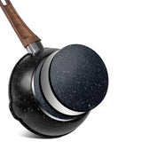 Maxbell Frying Pan Wok Pan Skillet Steak Pan for Home Electric Gas Cooker Restaurant 18.5cmx35cmx6cm