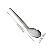Maxbell 24Pcs Dinner Spoons Polished Soup Spoons for Gravies Cafe Bar Serving Sauce L