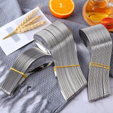 Maxbell 24Pcs Dinner Spoons Polished Soup Spoons for Gravies Cafe Bar Serving Sauce S