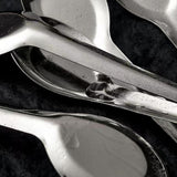 Maxbell 24Pcs Dinner Spoons Polished Soup Spoons for Gravies Cafe Bar Serving Sauce S