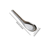 Maxbell 24Pcs Dinner Spoons Polished Soup Spoons for Gravies Cafe Bar Serving Sauce S