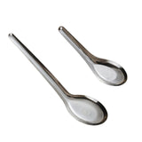 Maxbell 24Pcs Dinner Spoons Polished Soup Spoons for Gravies Cafe Bar Serving Sauce S
