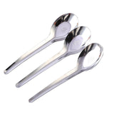Maxbell 24Pcs Dinner Spoons Polished Soup Spoons for Gravies Cafe Bar Serving Sauce S