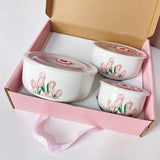 Maxbell 3x Mixing Bowl Set Multipurpose with Airtight Lids for Prepping Serving Food