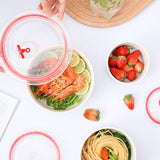 Maxbell 3x Mixing Bowl Set Multipurpose with Airtight Lids for Prepping Serving Food