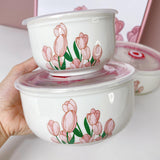 Maxbell 3x Mixing Bowl Set Multipurpose with Airtight Lids for Prepping Serving Food