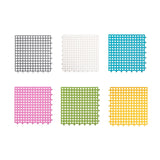 Maxbell Bath Mat Splicing Bathtub Mat Versatile Non Slip Waterproof Pool Mat Cushion Gray