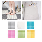 Maxbell Bath Mat Splicing Bathtub Mat Versatile Non Slip Waterproof Pool Mat Cushion Gray