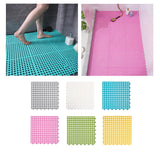 Maxbell Bath Mat Splicing Bathtub Mat Versatile Non Slip Waterproof Pool Mat Cushion Gray